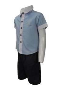 SU264 來樣訂做小童校服套裝款式 網上下單小學校服 男童夏天 幼稚園 兒童校服製作中心